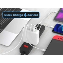 Įkroviklis Viking kroviklis USB GaN 100W, podpora PD3.0 a QC4+ balta Įkroviklis Viking kroviklis USB GaN 100W, podpora PD3.0 a QC4+ balta