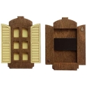 Kind Fox by Wizardi Yuliya Ausianikava individual activity according to certificate No. 1201908 Wooden needle case "Yellow Windo Kind Fox by Wizardi Yuliya Ausianikava individual activity according to certificate No. 1201908 Wooden needle case "Yellow Windo