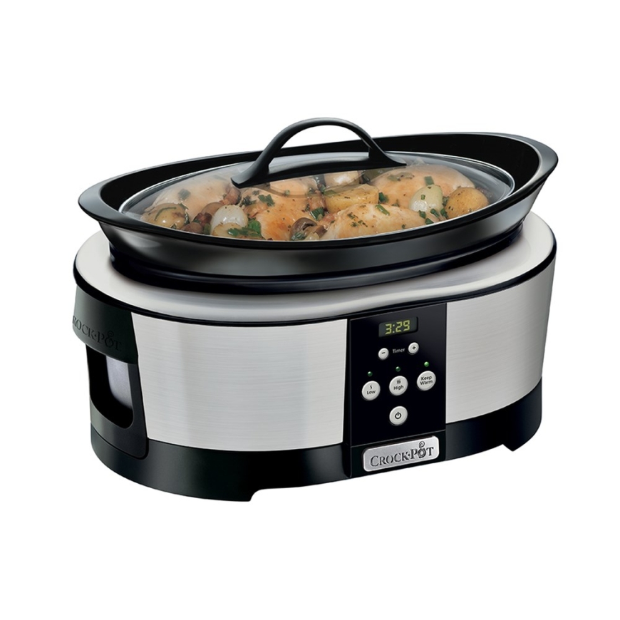 Crock-Pot SCCPBPP605-050 5,7 litro lėta viryklė (chromas)