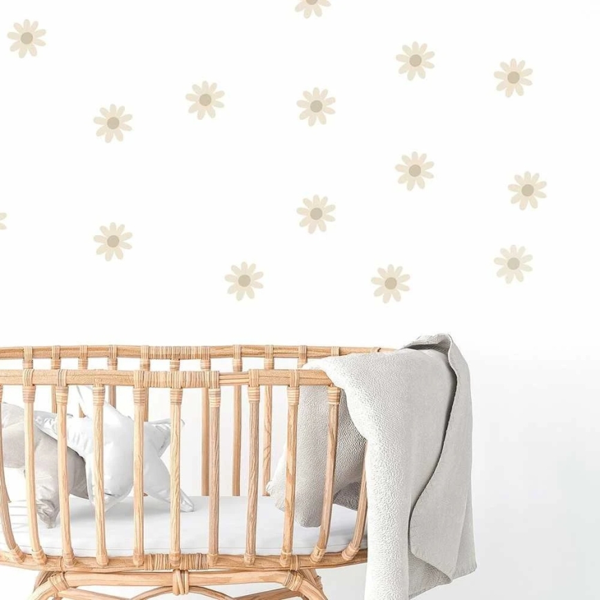 Pastel Love -seinätarra päivänkakkarat V – 5