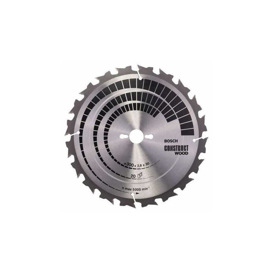 Bosch Construct Wood 300 x 20mm 20z saha (2.608.640.700)