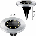 Solar Powered Ground Lights, 6 pcs, „Ilumen LS-104“ Solar Powered Ground Lights, 6 pcs, „Ilumen LS-104“