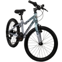 Huffy Literide Alu 20” bike, silver and turquoise (23005W)
