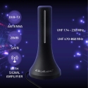 Qoltec vidinė DVB-T/T2 TV antena 32dBi 4K 4m Qoltec vidinė DVB-T/T2 TV antena 32dBi 4K 4m