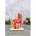 Beldizart Cross Stitch Kit "Fire Horse" 13x9 cm SR-1330