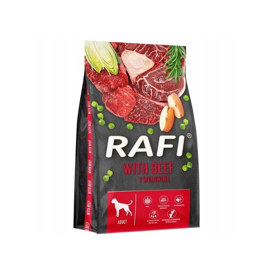DOLINA NOTECI Rafi naudalla - kuivaruoka koirille - 10kg