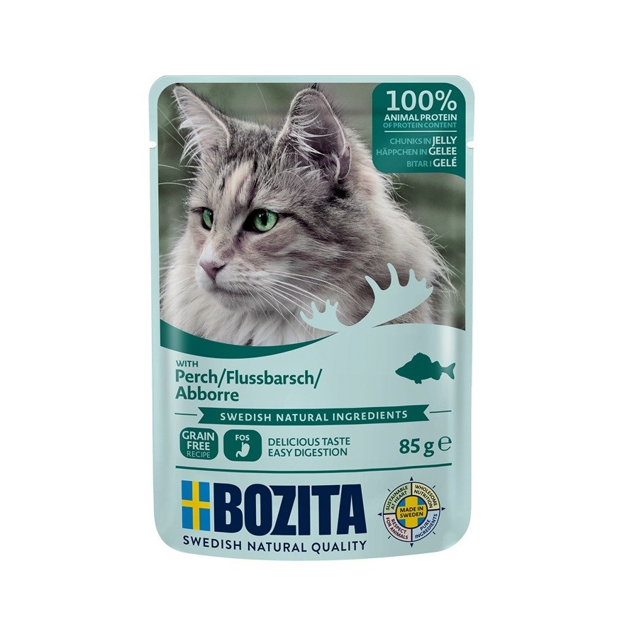 BOZITA Perch Chunks in jelly - wet cat food - 85g