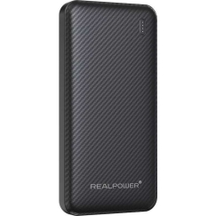 Realpower PB-10000 SSB 10000mAh Musta