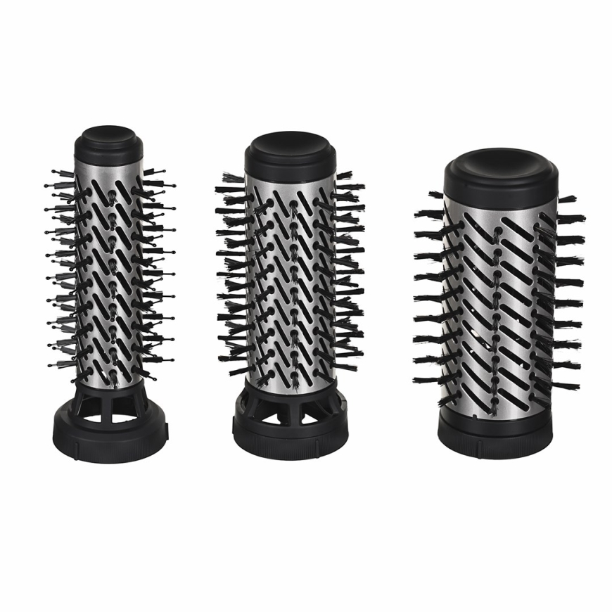 Rowenta Brush Activ UB9540F0 matu kopšanas rīks Karstā gaisa birste Siltā melnā, sudraba 1000 W – 3