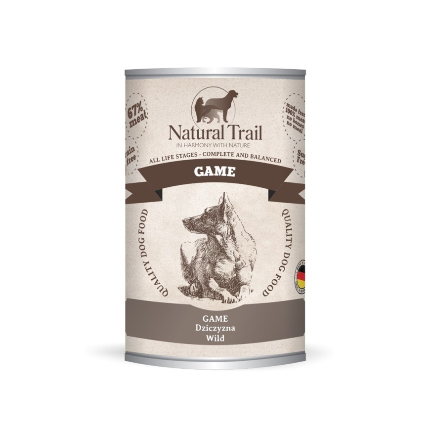 NATURAL TRAIL Žvėrienos Žaislai - Drėgnas Šunų Maistas - 400 g