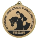 Tryumf Metāla medaļa ar gravējumu uz lamināta Tryumf Metāla medaļa ar gravējumu uz lamināta