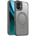 Etteri Matt Mag Ring vāciņš iPhone 16 Plus 6,7" pelēks Etteri Matt Mag Ring vāciņš iPhone 16 Plus 6,7" pelēks