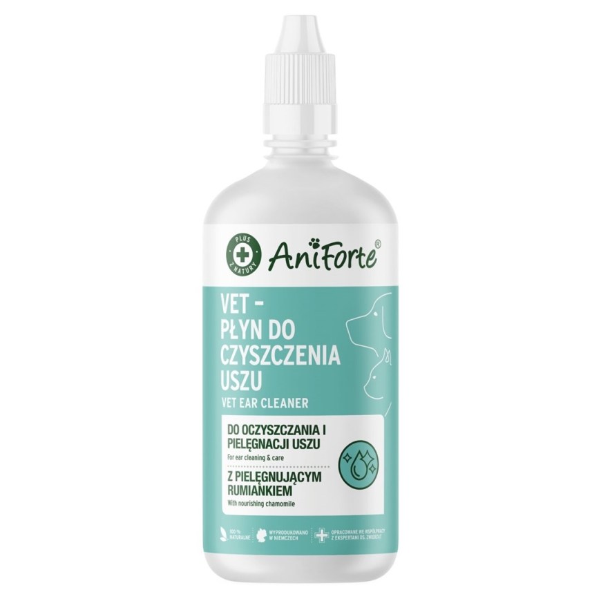 ANIFORTE Vet - aussu tīrīšanas šķidrums suņiem un kaķiem - 250 ml