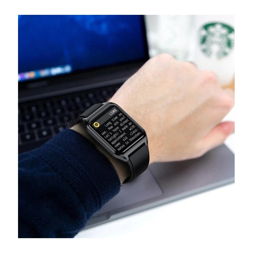 Smartwatch Rubicon RNCE89, Black case with blue strap – 3