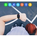 Smartwatch Rubicon RNCE89, Black case with blue strap