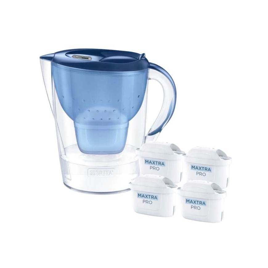 Brita Marella + 4 Maxtra Pro PP filter jug