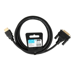 IBox ITVFHDDVI012 HDMI на DVI кабель FullHD 1080p 2 м черный