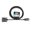 IBox ITVFHDDVI012 HDMI to DVI cable FullHD 1080p 2 m black IBox ITVFHDDVI012 HDMI to DVI cable FullHD 1080p 2 m black