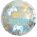 Folat Foil Balloon "Birthday Gaming" 45cm Folat Foil Balloon "Birthday Gaming" 45cm