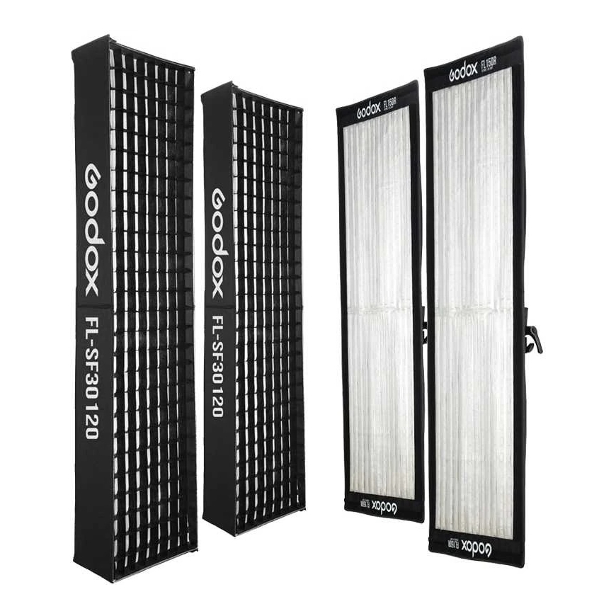 Apgaismojuma komplekts - Godox Flex Video Duo Strip Kit (LED, regulējams spilgtums, mīkstas somas) – 2