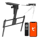 Maclean Sähkölaitteiden TV-teline, kattoon asennettava, Tuya-yhteensopiva, enimmäis VESA 800x400, 43-86" TV:lle, maks. 55 kg, MC