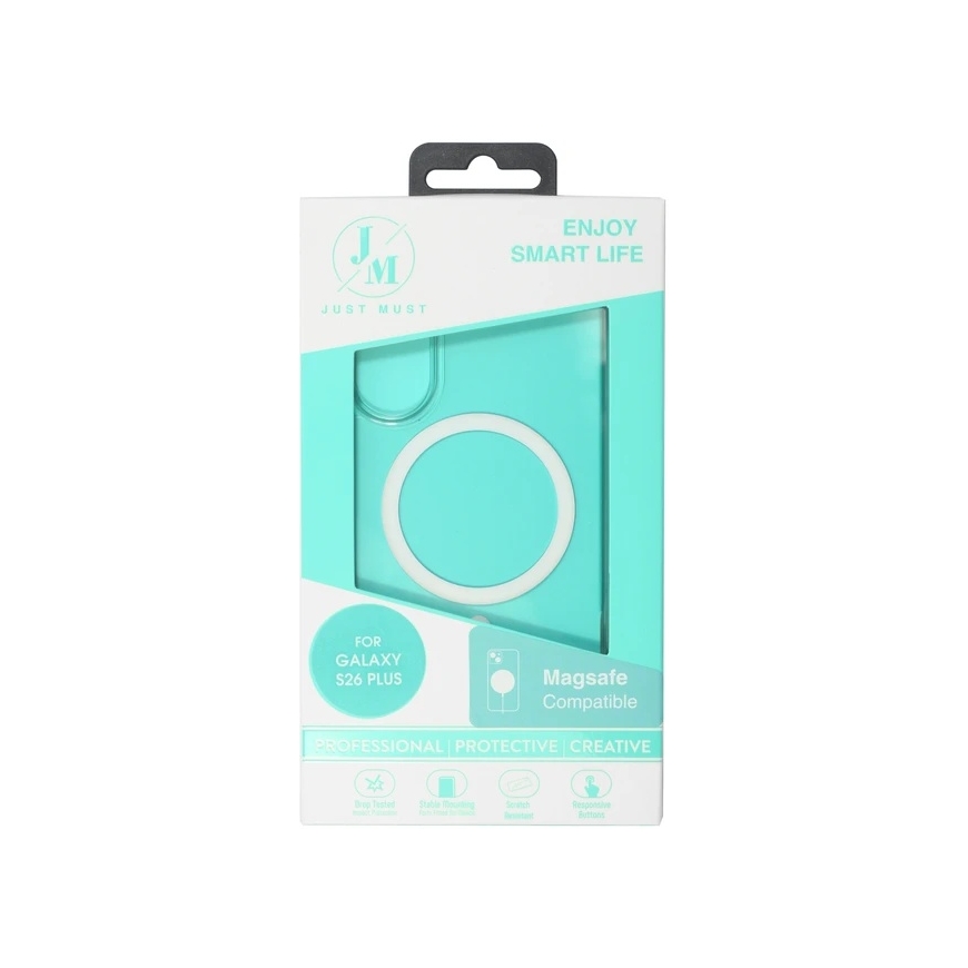 Dėklas Just Must JM Crystal su magsafe, skirta Galaxy S26 Plus, skaidri – 3