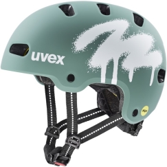 UVEX Kid 4 Style MIPS vaikų dviračių šalmas, žalias