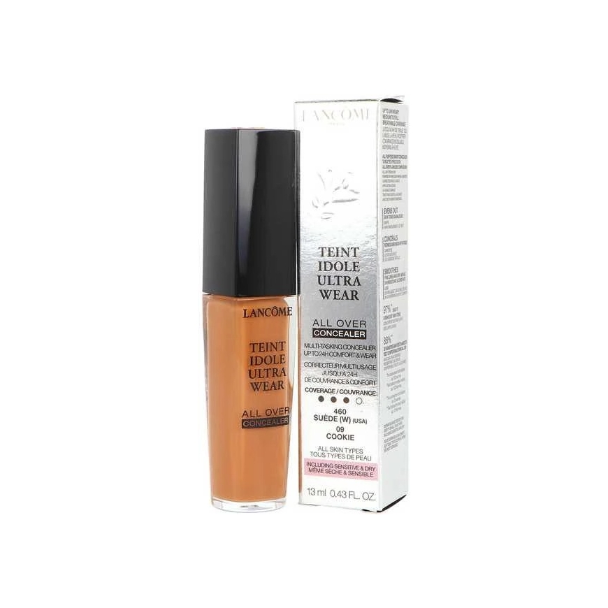 Lancome Teint Idole Ultra Wear All Over Concealer ultra-durable face concealer 09 rusvai gelsvas Cookie 13ml
