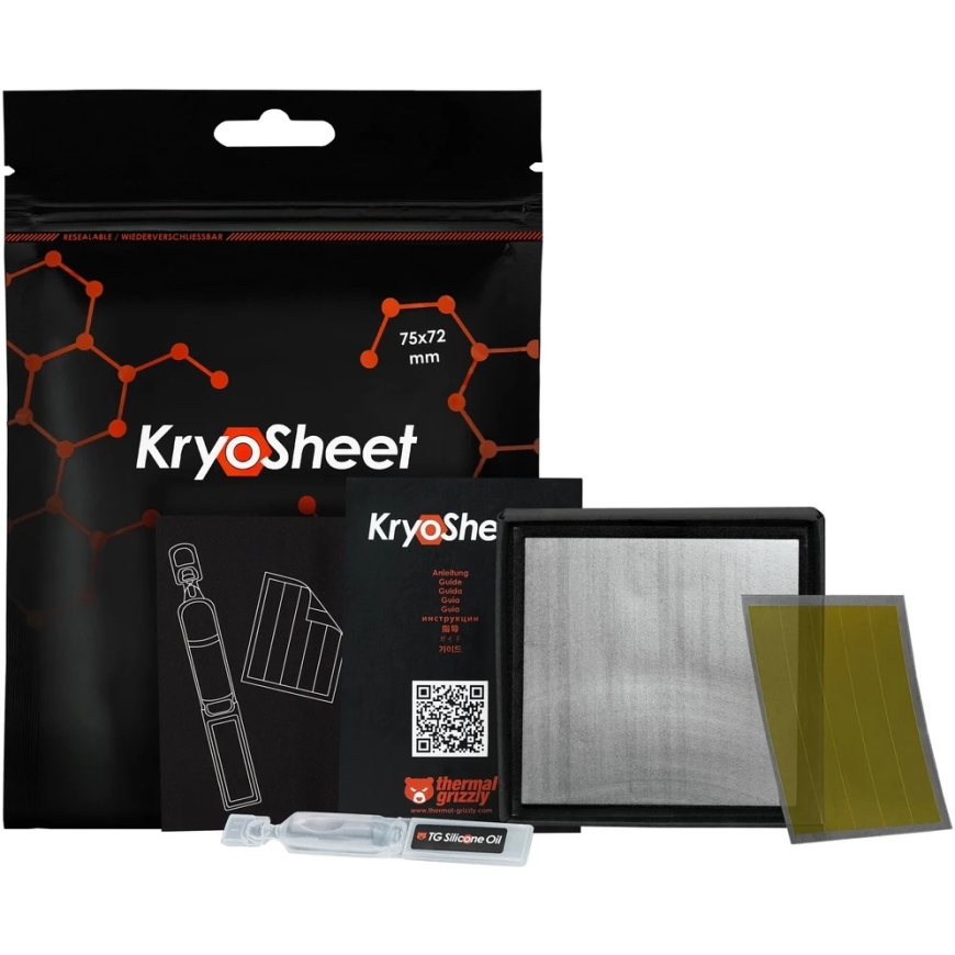 "Thermal Grizzly KryoSheet" thermal pad – 75 x 72 mm – 3