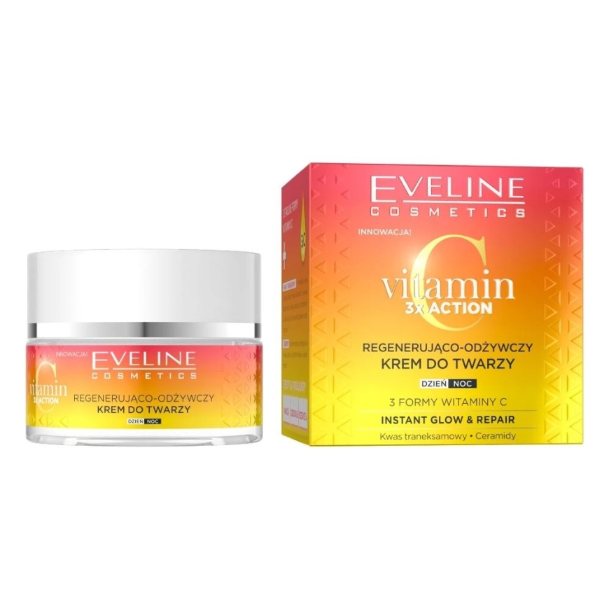Eveline Cosmetics Витамины C 3x Action регенерирующий и питающий крем для лица 50 мл