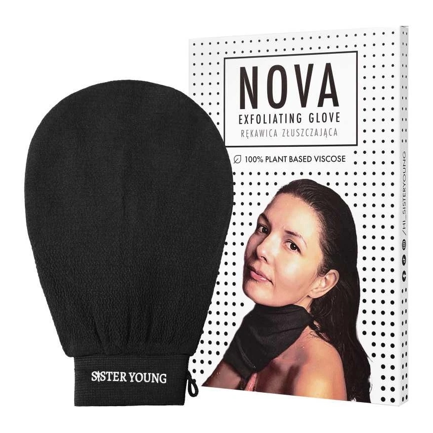 "Sister Young Nova" exfoliating mitt