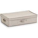 Fabric Storage Box, Foldable Container with Lid - 61.5 x 38 x 16.5 cm, ZELLER Fabric Storage Box, Foldable Container with Lid - 61.5 x 38 x 16.5 cm, ZELLER
