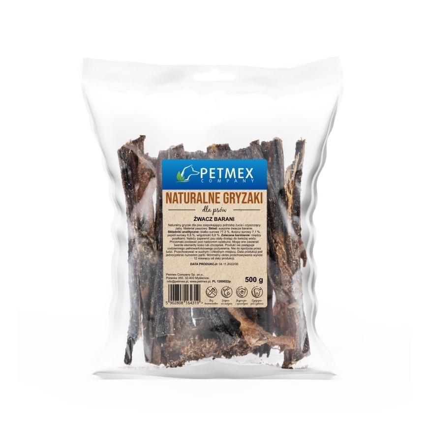 PETMEX lamb tripe – koeratoit – 500g