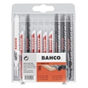 Bahco zāģa asmenīšu komplekts 10 gab., metālam, kokam un plastikam Bahco zāģa asmenīšu komplekts 10 gab., metālam, kokam un plastikam