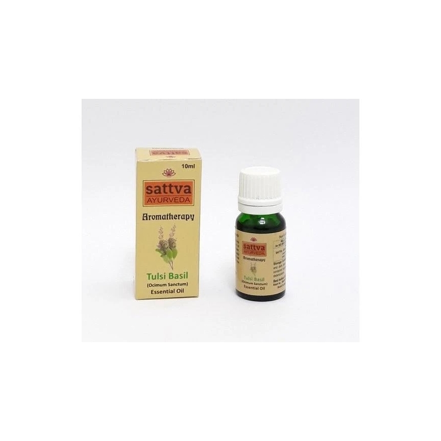 Püha Basilika Tulsi eeterlik õli, Sattva Ayurveda, 10ml – 2