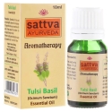 Holy Basilica Tulsi Essential Oil, Sattva Ayurveda, 10ml Holy Basilica Tulsi Essential Oil, Sattva Ayurveda, 10ml