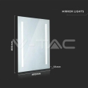 Seinalamp V-tac Peegel 7W LED valgustusega, kroomitud viimistlus, 6400K Seinalamp V-tac Peegel 7W LED valgustusega, kroomitud viimistlus, 6400K