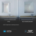 Wall Lamp V-tac Mirror with 7W LED Lighting, Chrome Finish, 6400K