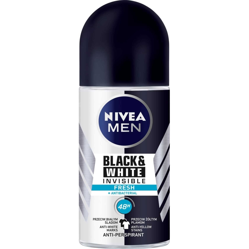Nivea Nivea Nivea Antiperspirant Deodorant INVISIBLE FRESH roll-on men