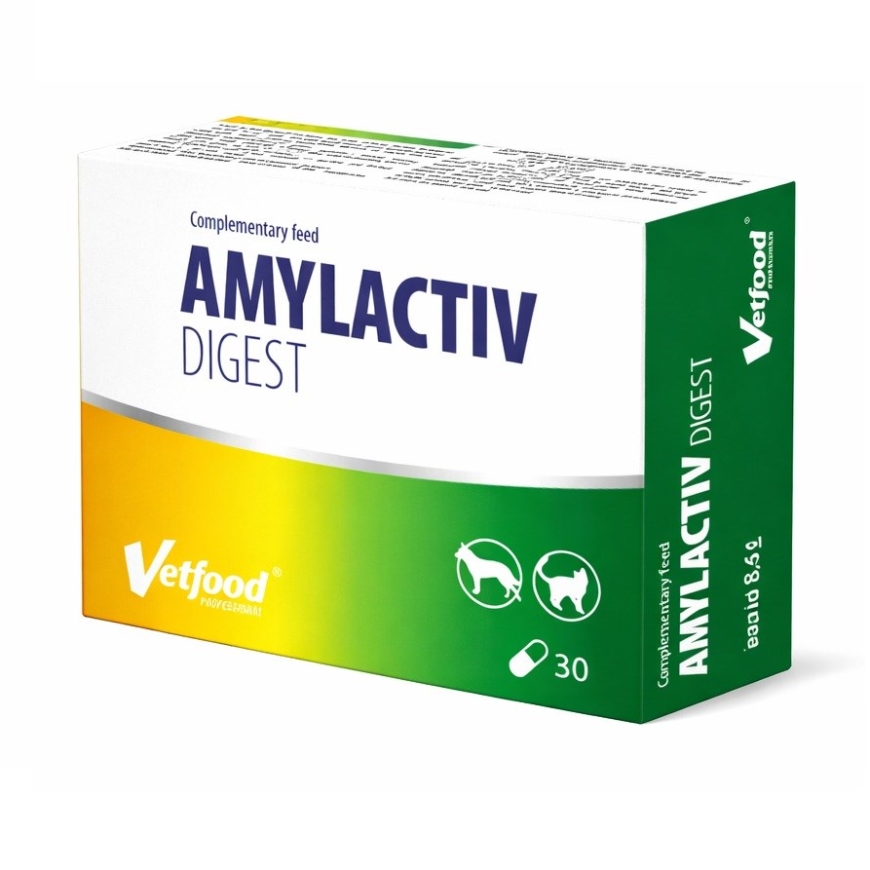 VETFOOD Amylactiv Digest - toidulisandid koertele ja kassidele - 30tk