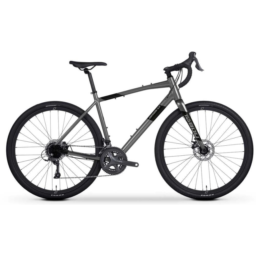 Dviratis Tabou Gravo 1.0 pilkas-juodas-XL (Dydis: XL)
