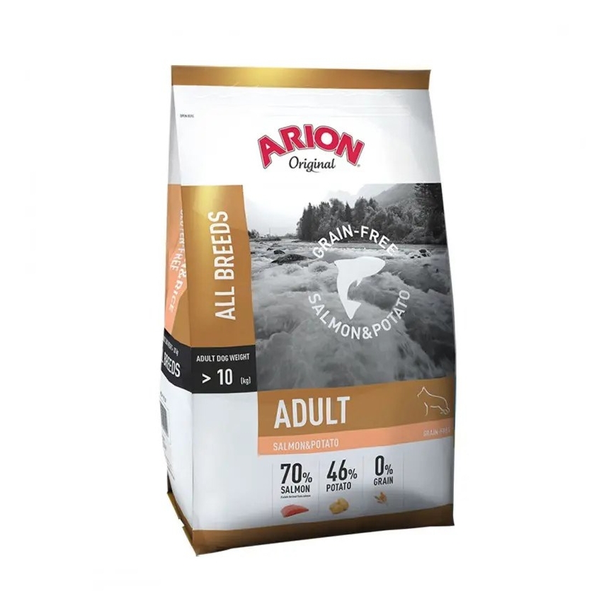 ARION Original Grain Free Salmon & Potato - dry dog food - 12kg