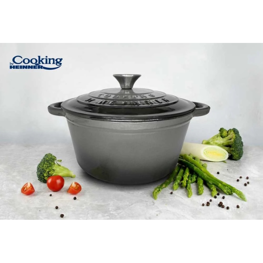 Enger EMALINIS KETUS PUODAS SU DANGIU, MARMOR HALL VÄRV, MAHT 2,9L, 1 tk. – 5