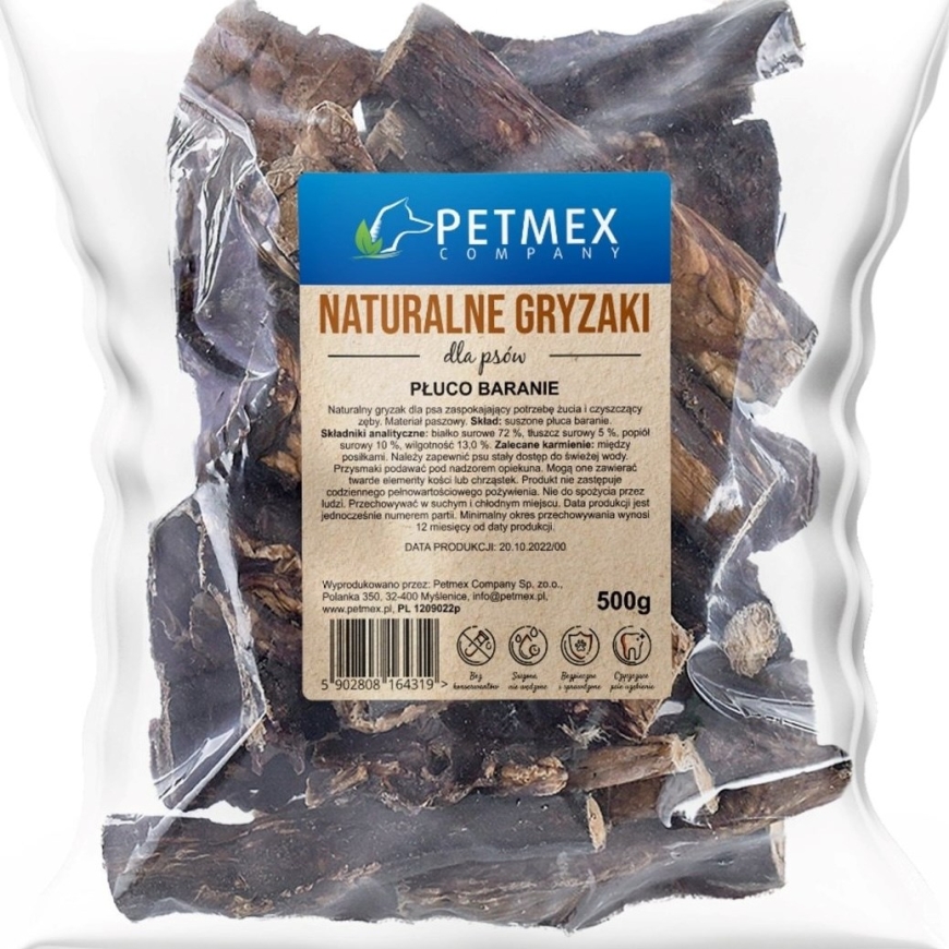 PETMEX Aitu plaušas Mono – suņu našķis – 500g