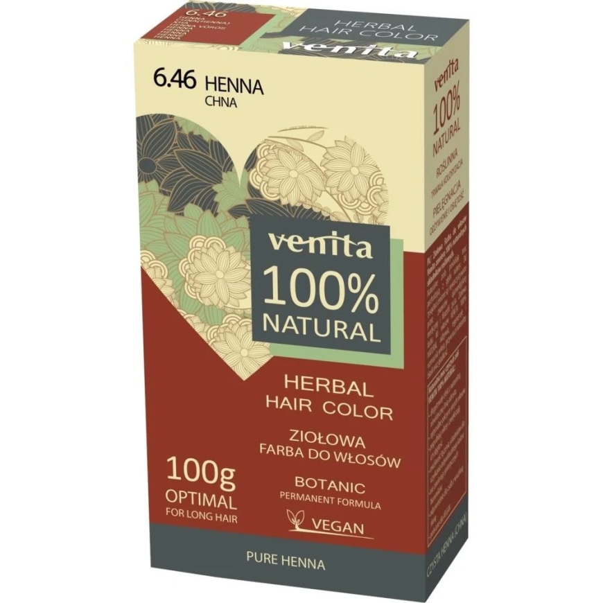 Venita augu matu krāsa 6,46 Hena, 100 g