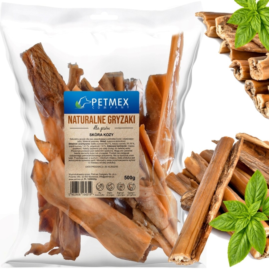 PETMEX Vuohenahka Mono – koiran herkku – 500g – 3
