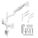 Ergo Office Mount/Hanger for 2 Monitors, Gas Spring, 17"-32", 1-10 kg, Matte White, ER-692 W Ergo Office Mount/Hanger for 2 Monitors, Gas Spring, 17"-32", 1-10 kg, Matte White, ER-692 W