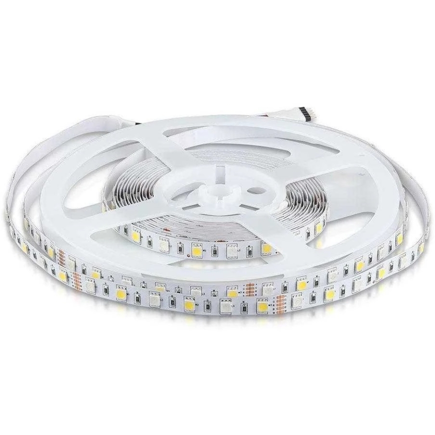 V-tac 8W/m LED strip, 60 LEDs/m, RGB + 3000K – 2