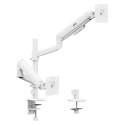 Ergo Office Mount/Hanger for 2 Monitors, Gas Spring, 17"-32", 1-10 kg, Matte White, ER-692 W Ergo Office Mount/Hanger for 2 Monitors, Gas Spring, 17"-32", 1-10 kg, Matte White, ER-692 W