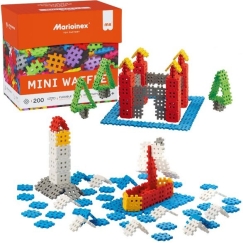 Marioinex Mini Vafeļu Celtniecības Bloki, 200 gabali
